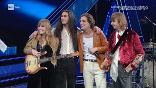 Maneskin  Domenica In Speciale Sanremo  07032021 [upl. by Liag]