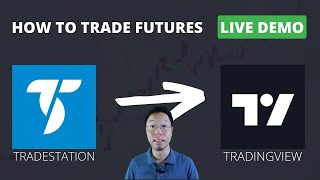 How to Link TradeStation to TradingView to Trade Futures 2024 TUTORIAL [upl. by Niabi]