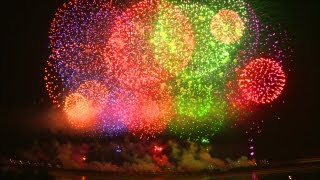 長岡花火大会2012年2日間の総集編 The Nagaoka Fireworks Festival is the most beautiful in japan [upl. by Hsitirb]