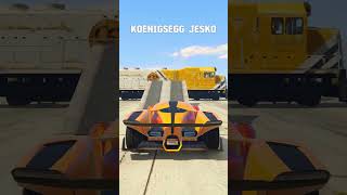 which super car can jump all over truck shorts viral jump youtubeshorts gta [upl. by Adlitam]