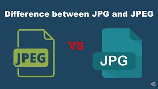 Difference Between JPG And JPEG [upl. by Odnalra]