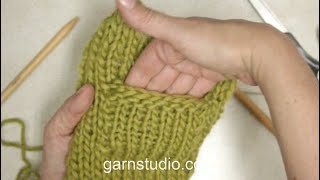 How to knit a pocket on the outside [upl. by Sawyere]