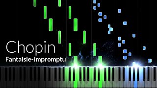 FantaisieImpromptu Opus 66  Chopin Piano Tutorial Synthesia [upl. by Shulock]