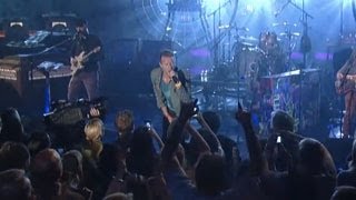 Coldplay  Viva La Vida Live on Letterman [upl. by Yadsnil21]