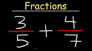 Fractions Basic Introduction  Adding Subtracting Multiplying amp Dividing Fractions [upl. by Sitoiyanap]