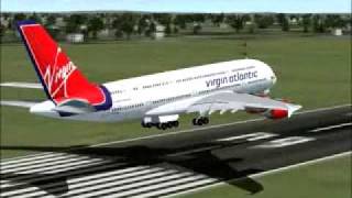 Virgin Atlantic A380  Transatlantic Flight [upl. by Yartnoed]