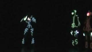 Electroluminescent Dance Show [upl. by Yelahc807]