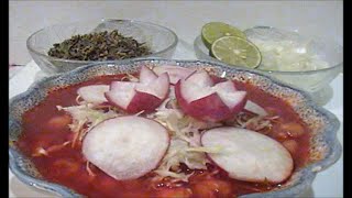 POZOLE ROJO para 25 30 personas DE CERDO [upl. by Nawed]