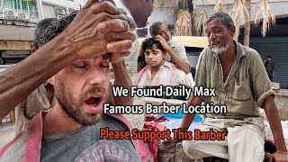 Cosmic Indian head massage  Daily Max Viral Barber  Nehru Place [upl. by Olracnaig]