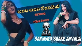 Lamba Lamba kamba meeda DJ Songs Hijra Recording dance in My village [upl. by Marigolda859]