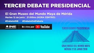 Tercer Debate Presidencial Elecciones2018 [upl. by Yarvis]