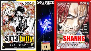 OP9 R1  ST13 Luffy vs Shanks [upl. by Cavil]