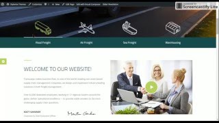 Transcargo  Transportation and Logistics Business WP Theme Installation Tutorial [upl. by Eneja]