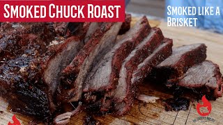 Fire Up The Flavor Smoked Chuck Roast Done Brisket Style [upl. by Feingold]