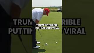 YIKES Trump’s Humiliating GOLF SECRET Caught in New Video [upl. by Annwahs872]