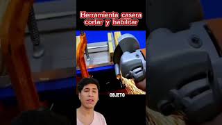 Herramienta casera para ajustar y habilitar tips melamina shortviral madera [upl. by Ezmeralda]