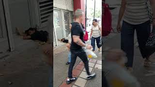 POVERTY IN COLOMBIA IS REAL  STREETS OF MEDELLIN  HARD STREET LIFE SHORTS [upl. by Atilrak601]