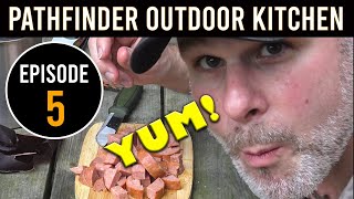 Summer Sausage Outdoor Cooking with the Pathfinder Outdoor Kitchen Episode 5 [upl. by Eteragram667]