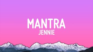 JENNIE  Mantra Lyrics [upl. by Nigel406]