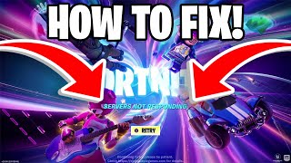 Why is Fortnite Servers Down How to Fix Fortnite Servers Not Responding [upl. by Pascoe]