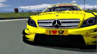 GR DTM Oschersleben 2013  Highlights rFactor HD [upl. by Brockie908]