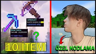 MİNECRAFTIN 10 ÖZEL İTEMİ minecraft [upl. by Pomcroy316]