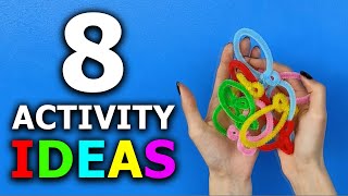 7 TODDLER ACTIVITIES  Homemade Activities For 3 Year Old [upl. by Umeko]