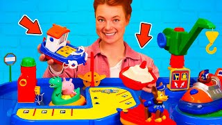 Alles in Ordnung mit der Paw Patrol Boot für die Welpen Spielzeug Video auf Deutsch [upl. by Yenobe459]