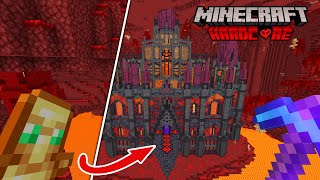 I Transformed the Nether in Minecraft Hardcore [upl. by Dnalerb153]