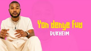 Yon dènye fwa  Lyrics videoDukheim [upl. by Zosi]