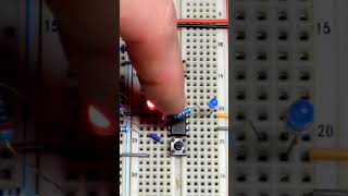 Bistable 555 Timer Circuit short shorts electronics [upl. by Ahsyad]