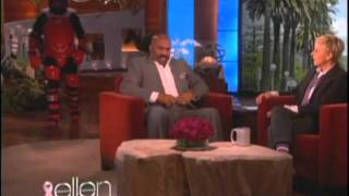 Ellen  Steve Harvey scare [upl. by Lauren660]