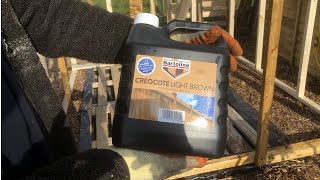 Bartoline Creocote Light Brown Oilbased Timber Treatment 4 Litre  Review creocote [upl. by Sven]