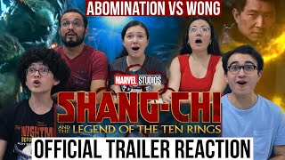 Shang Chi and the Legend Of The Ten Rings OFFICIAL TRAILER REACTION  MaJeliv  Abomination VS Wong [upl. by Jovita]