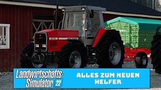 LS22 Alles zum Neuen Helfer  Gut zu Wissen  Tipps und Tricks LANDWIRTSCHAFTS SIMULATOR 22 [upl. by Ykceb92]