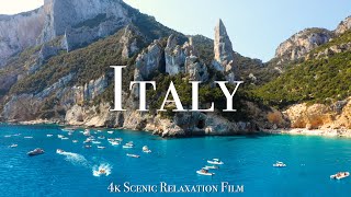 Italy 4K  Scenic Relaxation Film With Inspiring Music [upl. by Mojgan]