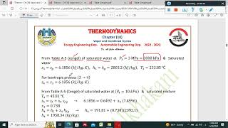 Rankin cycle  Steam power plant Part 2 Problem 1 [upl. by Guss]