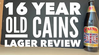 Cains Lager Review 2008 By Robert Cain Brewery  Liverpool Lager Review [upl. by Batsheva815]