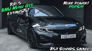 Top 5 BMW M340i G20 Exhausts 2022 [upl. by Aekal]