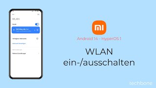 WLAN einschalten oder ausschalten  Xiaomi Android 14  HyperOS 1 [upl. by Tali]