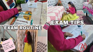 EXAM ROUTINELAST MINUTE EXAM TIPSHow to Get Best Grades In Exams📚studyroutine studyvlog exam [upl. by Iznyl]