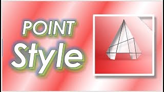 Point style autocad How to change point style in autocad [upl. by Nidnerb]