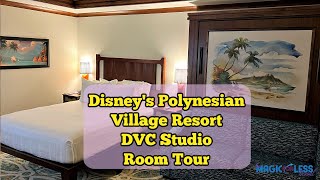 Walt Disney Worlds Polynesian Village Resort DVC Studio Room Tour [upl. by North]