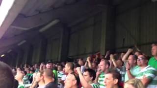 Brentford v Celtic  Celtic fans singing [upl. by Nagol461]