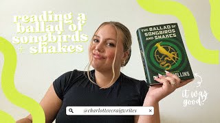 finally reading a ballad of songbirds  snakes 🐍🕊 with spoilers  readingvlog authortube [upl. by Limber]