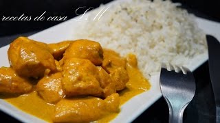 POLLO AL CURRY RECETA MUY FÁCIL Y RÁPIDA [upl. by Corliss]