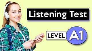 A1 Listening Test  English Listening Test [upl. by Assereht]