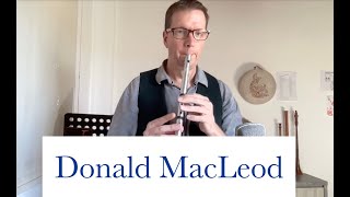 Donald MacLeod ein schottischer Hornpipe auf der Tin Whistle in A [upl. by Watts]