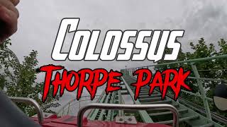 Colossus  Thorpe Park Front Row POV HD  Thorpe Park Rides [upl. by Yhtrod71]