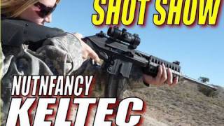 Nutnfancy at SHOT Show KELTEC [upl. by Nylodam235]